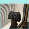 Elegant Sequin Crossbody Bag Stylish Small Square Purse For Women 2024 Spring
