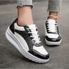 Women'S Pure Color Sequins Sneaker Lace-Up Platform Sequined Decorative Walking Rock Shoes High Top Sneakers Sneaker