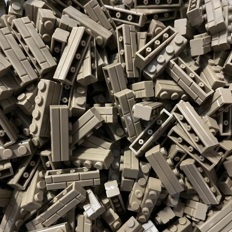 200pcs DIY Building Blocks Thick wall Figures Bricks 1x4 Dots Educational Creative Size Compatible With Brands Toys for Children