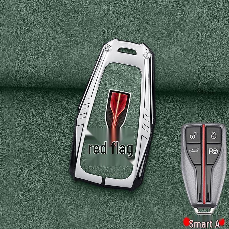 2019-2022 Hongqi HS5/HS7 Key Cover: Unisex Metal Protective Shell