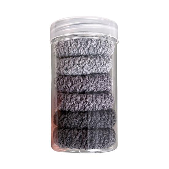 6Pcs Hair Ropes Ponytails Buns Braids Anti-Slip Headbands Soft Seamless Elastic Hair Ties Hair Accessories