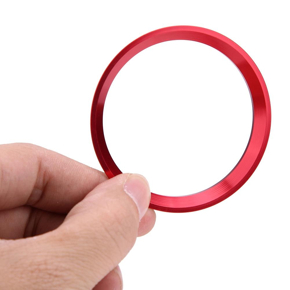 Auto Lenkrad Ring Abdeckung Zierleiste für Mercedes Benz CLA GLK A Klasse W204 W246 W176 W117 Rot