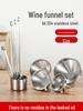304 Stainless Steel Double-Layer Insulated European Coffee Cup Set - 3-Piece