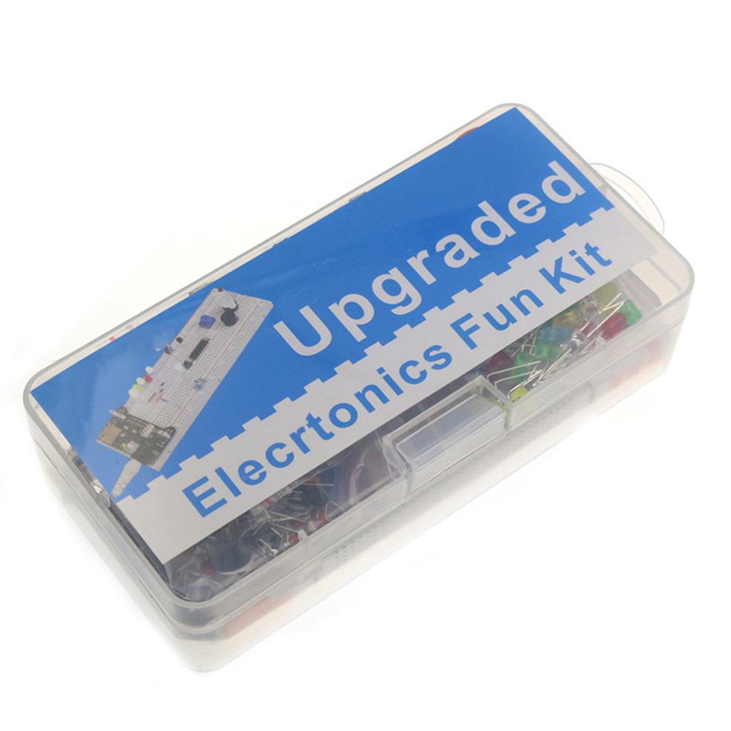 Component Pack Beginner's Starter-Kit Stable Power Supply With 9V Limit Compatible With 830 Hole Spacious 830-Point Breadboard