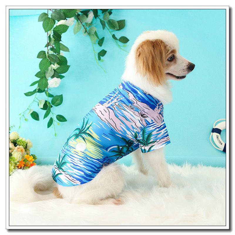 Breathable Hawaiian Pineapple Shirt for Small, Medium, and Large Dogs