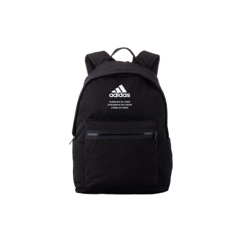 Adidas Recycled Polyester Twill Backpack Regular Unisex Black Adidas GU0877