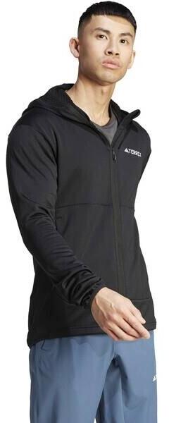 Jacket Adidas TERREX Xperior Light Fleece Hooded Jacket Men Black