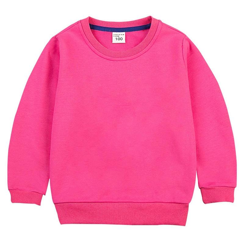 Spring Baby Girls Boys Sweatshirts Kids O-Neck Cotton Pullover Shirts Children Casual Loose Bottoming Tops Clothes