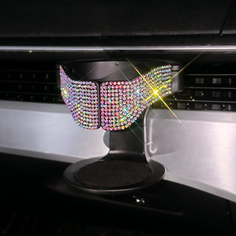 In-car Air Vent With Diamond Cup Holder Bling Rhinestone Drink Holder Auto Vent Clamp Clip for Car Water Bottle Ashtray Bracket