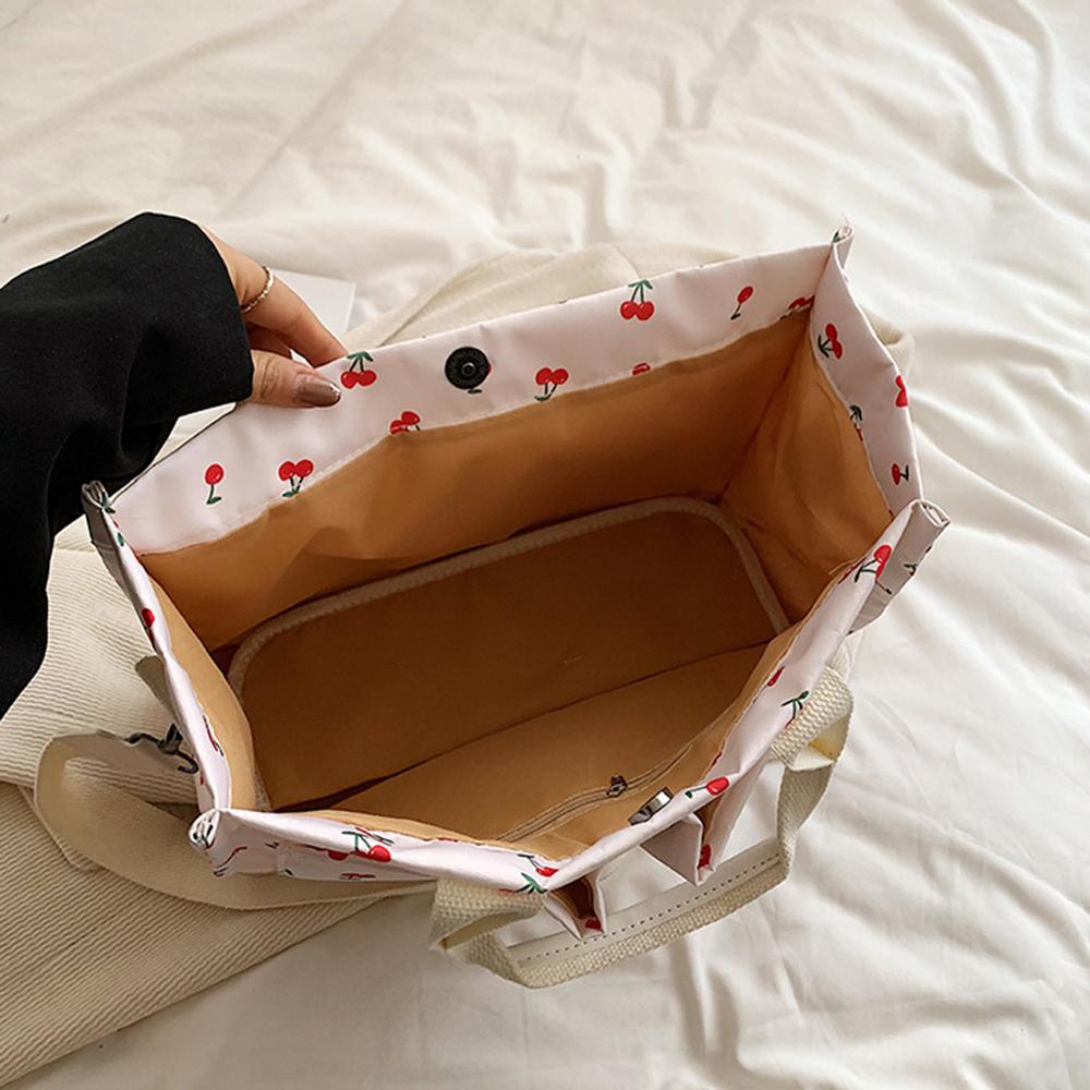 Large Capacity Printed Handbag – Trendy Women’s Shoulder & Crossbody Organizer Storage Bag for Travel