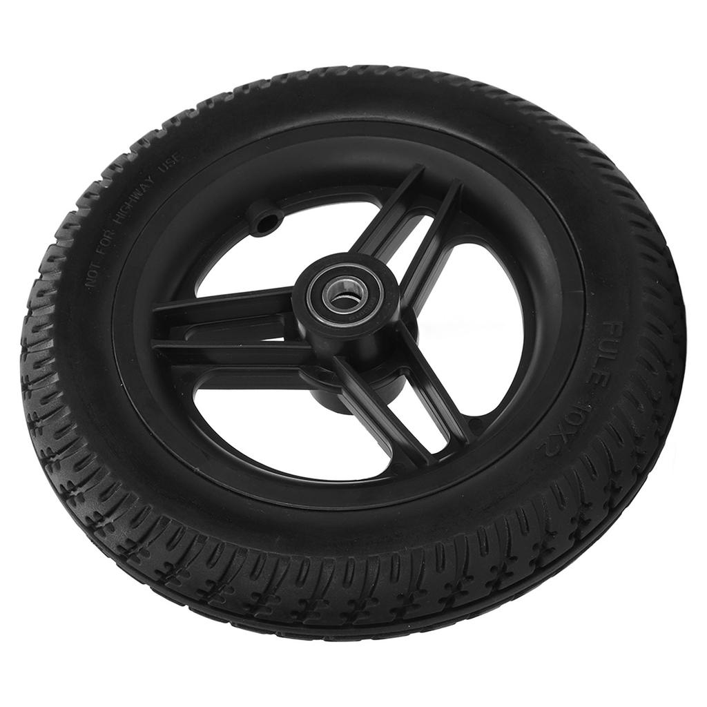 Front Wheelchair Wheel 10x2inch Polyurethane Solid Rollator Walker Replacement Caster