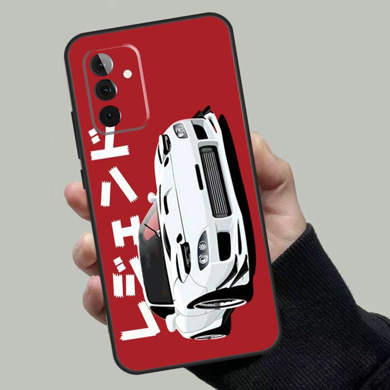Tokyo JDM Drift Sport Car Case For Samsung Galaxy A06 A16 A26 A36 A56 A53 A32 A52 A33 A13 A55 A35 A15 A14 A34 A54 A17