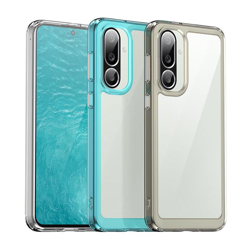 For Samsung Galaxy M56 5G Case Samsung Galaxy M56 Cover Clear PC + Silicone Shockproof Protective Phone Cover Samsung Galaxy M56