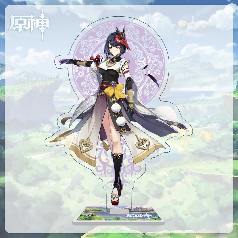 

Акриловая большая стойка высотой 16 см с персонажами из Мондштадта, Ли Юэ и Инадзума из Genshin Impact 16cm