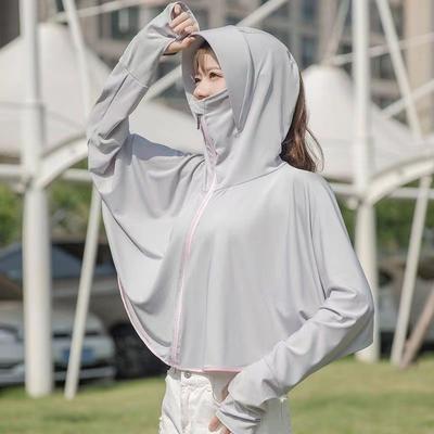 Vêtements de Protection Solaire Vêtements d'Été pour Femmes Protection Solaire à Capuche Respirant T-Shirt de Protection Solaire Châle Pare-Soleil pour la Conduite Vêtements de Protection Solaire