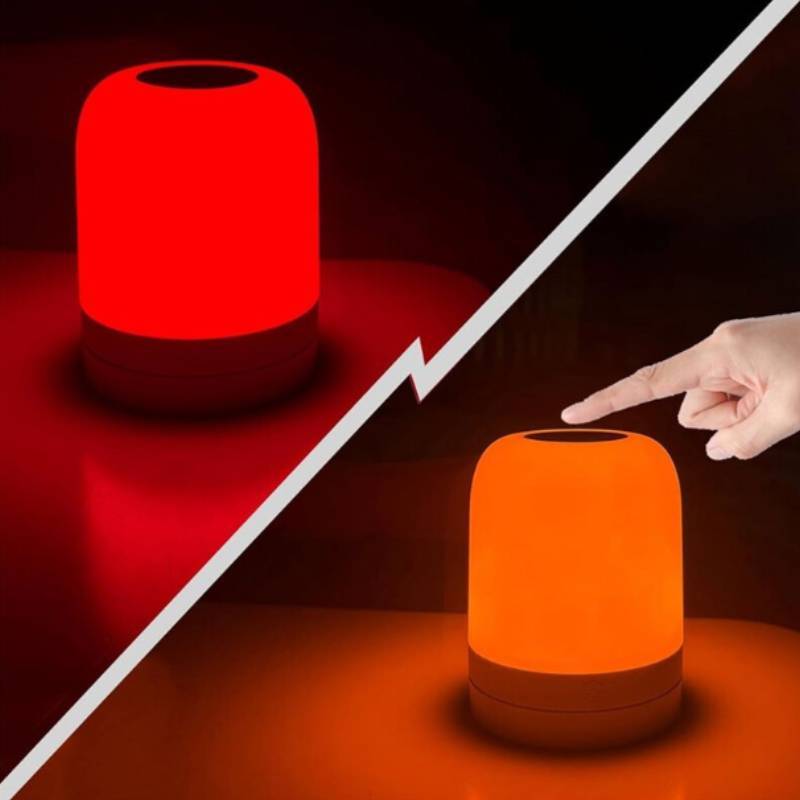 Modern Minimalist Red Light Sleep Night Light With Dimming For Bedroom Relaxation And Meditation