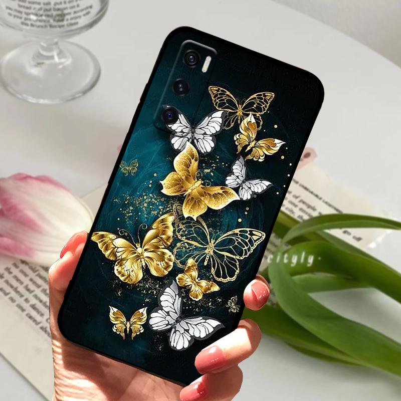 Do etui Vivo Y70 4G Y70 2020 Uroczy Kreskówkowy Odporny na Wstrząsy Silikonowy TPU Miękki Pokrowiec na Telefon Do VIVO V20 SE Telefon Zderzak Ochronny Torby