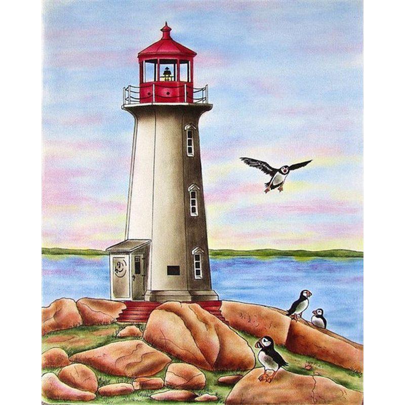 5D Diamond Painting Scenery Cross Stitch Landscape Diamond Mosaic Cartoon Handwork Rhinestone Art