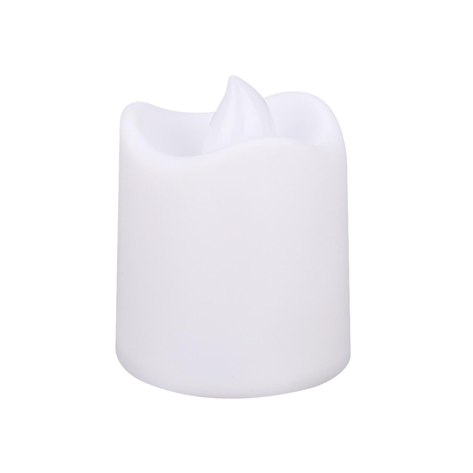 

24/48 шт. беспламенных свечей-подсвечников, электрические светодиодные свечи на батарейках, поддельные свечи теплого белого цвета для свадебного стола, Рождество 24pcs