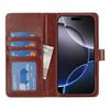 For iPhone 16 Pro Max Wallet Case Compatible with MagSafe Anti-Drop Detachable PU Leather Phone Cover