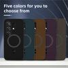 Camon 40 Pro Magnetic Premium Leather Magnetic Phone Case For Tecno Camon 50 Anti-Fingerprint Wireless Charging Cover Camon 30