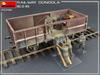 MiniArt German Army Gondola Freight Car with 5 Soldiers Plastic Model Kit MA35296 1/35 16.5-18t