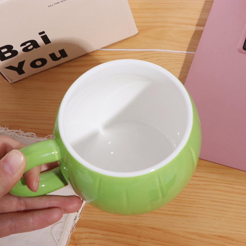 Large Capacity Creative Coffee Cups with Lid Cute Summer Drinkware  Birthday Gifts