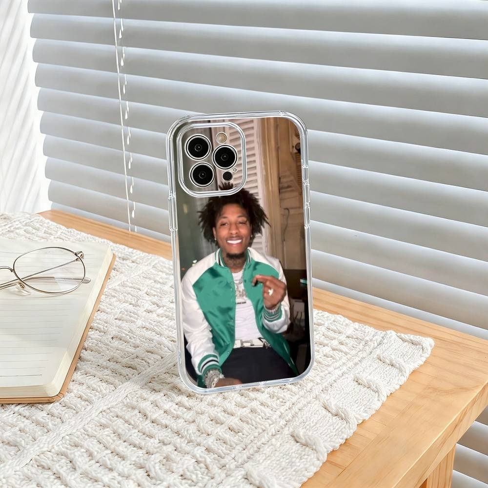 Rapper YoungBoy Never Broke Again Phone Case For iPhone17,16,15,14,13,12,11 Plus,Pro Max Soft Transparent Cover iPhone16