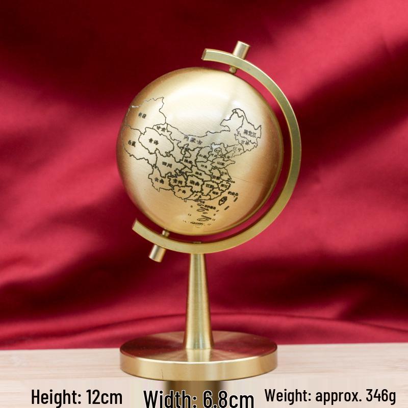 Messing Rotierender Sechsseitiger Handheld Dekompressions Fitness Ball - Fingerspitzen Gyroskop Ornament Geschenk