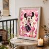 Disney Pearl Painting Minnie Castle Art Set These Handmade Pearl Art Paintings for Wall Decoration Make Wonderful Gifts for Home or Office Decoration