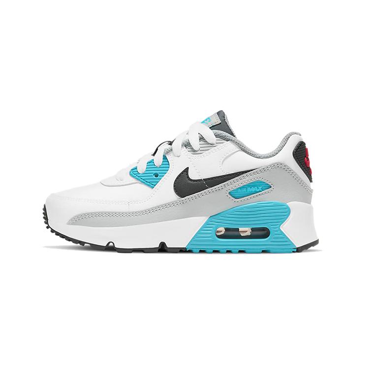 

Новые детские кроссовки Nike Air Max 90 для повседневной носки Белые Синие Красные для детей 3-7 лет CD6867-108 28