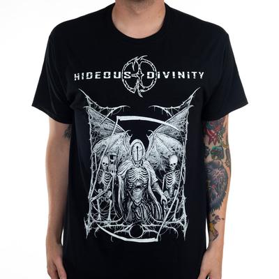 HIDEOUS DIVINITY Band Graphic Cotton Tshirt Unisex Summer Short Sleeve Fashion Brand Tee Luxury Casual Vintage Retro Tops