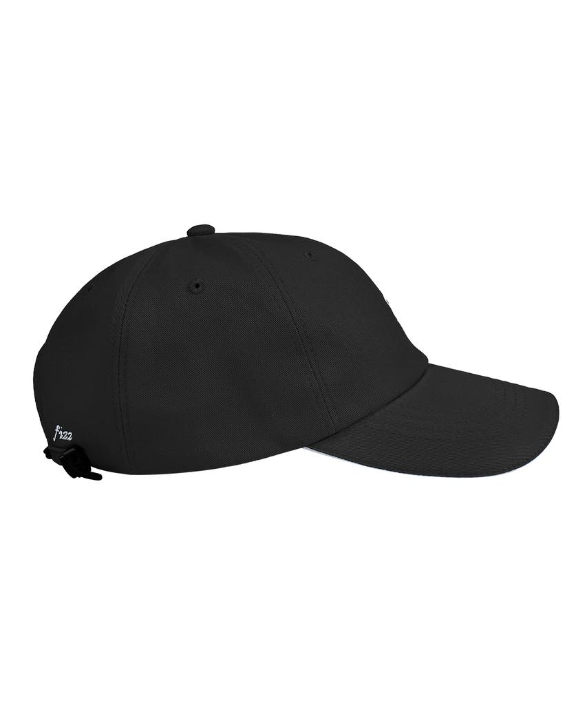 Nyuteib Soda String Oversized Ball Cap - Black
