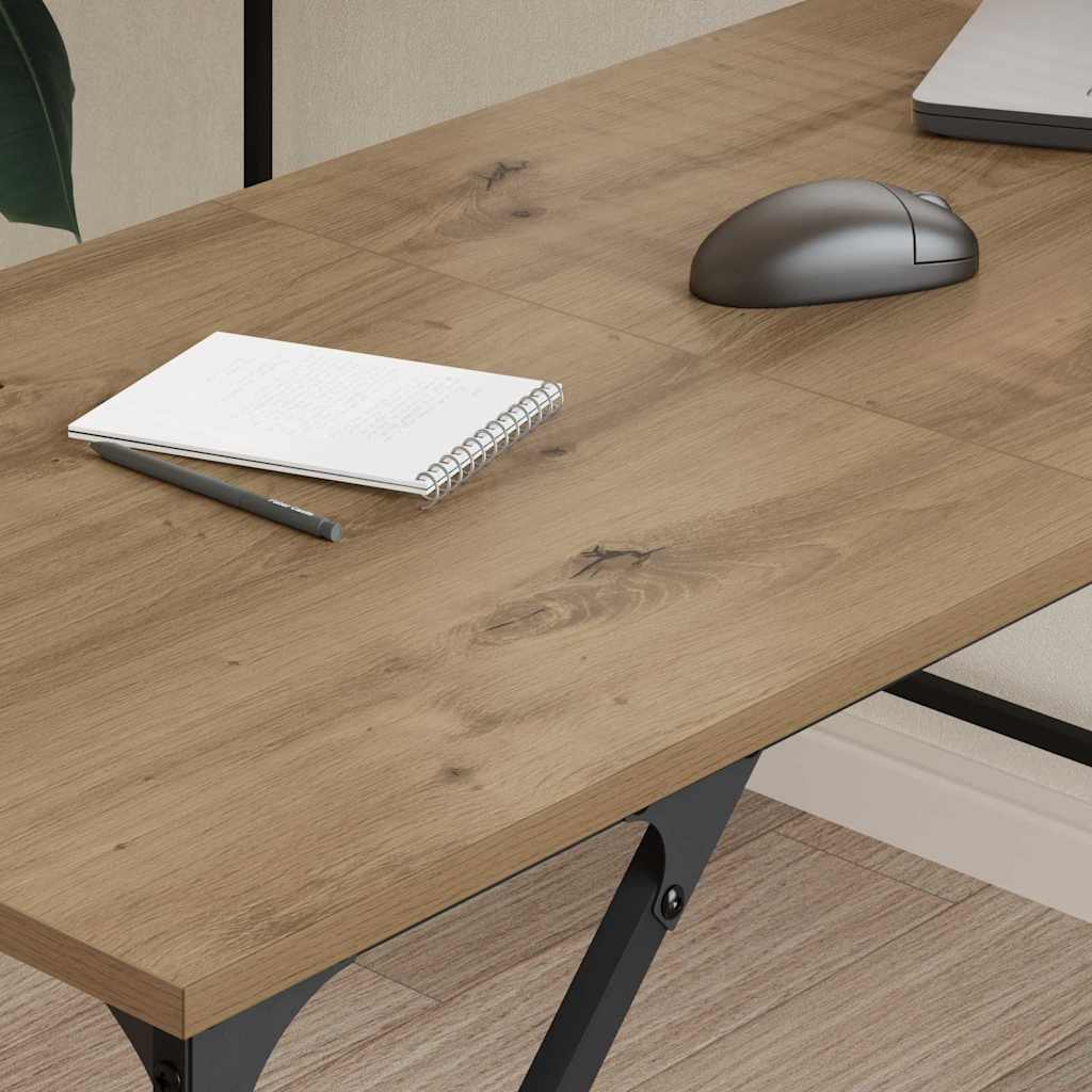 Artisan Oak L Shaped Desk 149 x 149 x 75 cm Particleboard