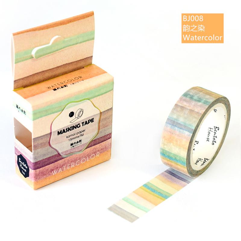 21 Design Original Paper Washi Tape Flower 15mm Adhesive Masking Tapes DIY Decoration Stickers