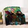 1pc Demon Hunter Girls: Future Fusion blanket Soft and Warm for Sofa Office Camping Travel Livingroom Great Gift for Friends and Family Comfortable