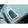 For Mercedes-Benz GLC 2016-2021 Silver ABS Dashboard Upper Air Outlet Vent Trim
