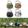 Portable 1 Litre Lightweight Stainless Steel Camping Kettle Durable and Camping Tea Pot for Indoor Outdoor Campfire Use