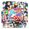 60 Genshin Impact Packages Graffiti Personalized Cartoon Game Funny DIY Mobile Case Suitcase Stickers Waterproof