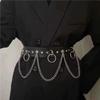 Punk Goth Women Waist Chain Y2K JK Accessory Trendy Waist Belt