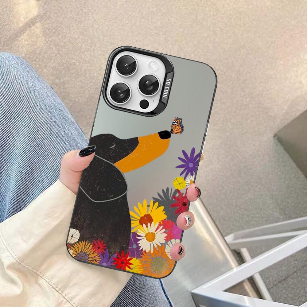 Dachshund Phone Case For IPhone 16 15 14 13 12 11 Pro Max X XR XSMAX 8 7 Plus Matte Shockproof Back Cover