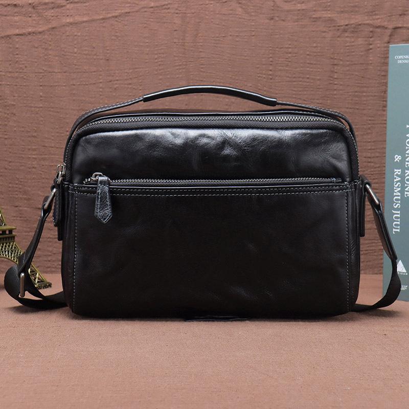 

Мужская сумка из высококачественной кожи. Винтажная ручная сумка из воловьей кожи растительного дубления. Стильная и повседневная ручная сумка через плечо.