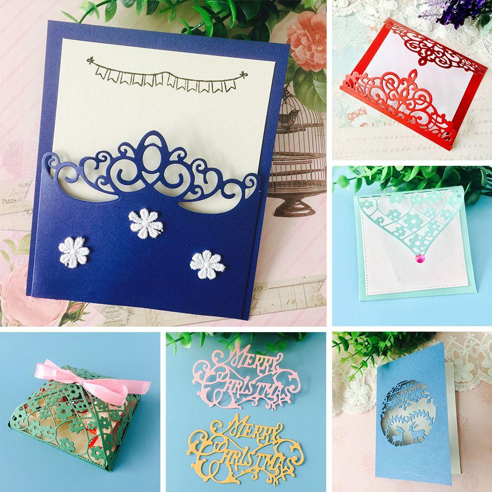 

Перфокарты для резки металла Поздравление с Рождеством Тиснение Трафареты Скрапбукинг Режущие штампы