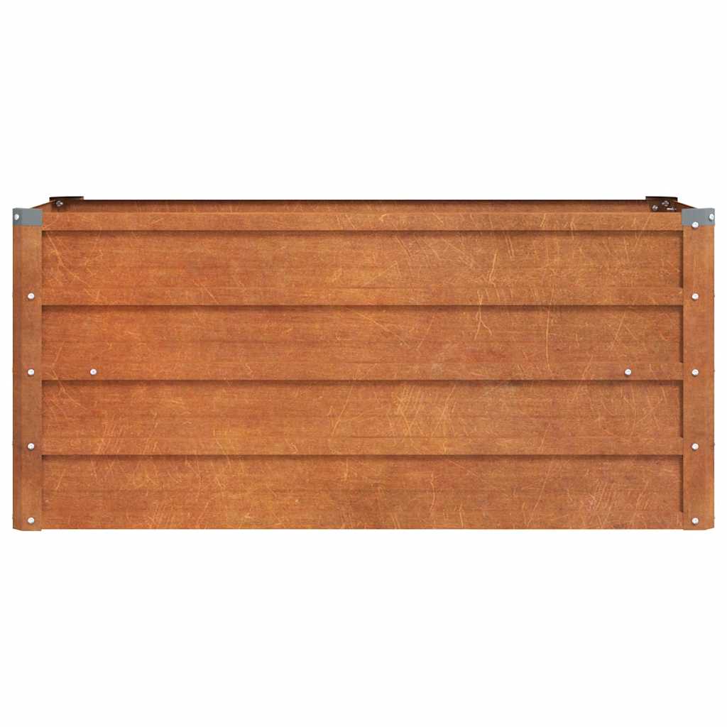vidaXL Hochbeet Rostig 100x40x45 Cm Cortenstahl