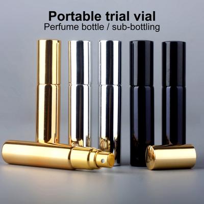 Bouteille de parfum Portable 5ml/10ml, flacons de pulvérisation vides anti-fuite, atomiseur de parfum rechargeable en verre UV pour voyage