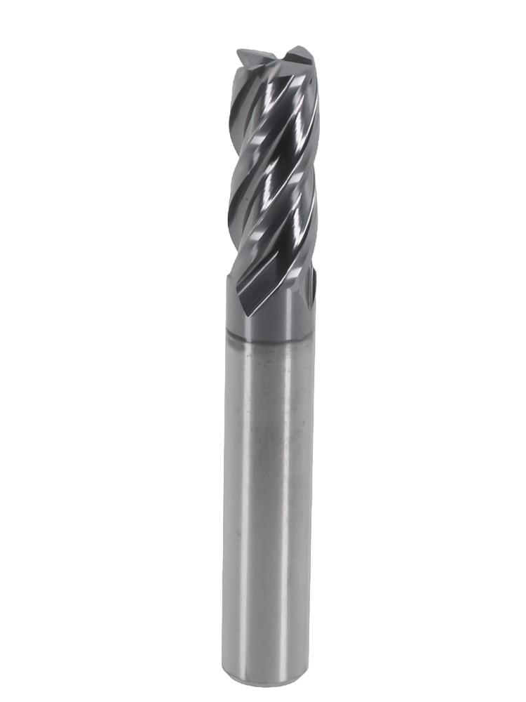 Vollhartmetall-Schaftfräser 4 Zähne - AlTiN-Beschichtung Vollhartmetallfräser für HPC