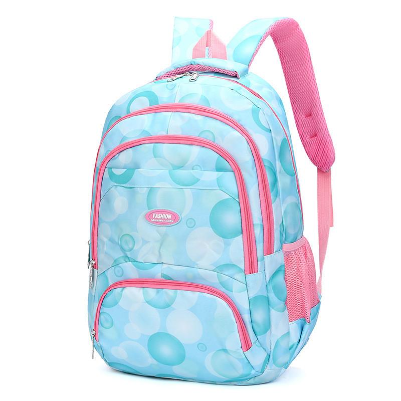 Printing Bubble Backpack Oxford Fabric Breathable Support Laptop Kids Schoolbag