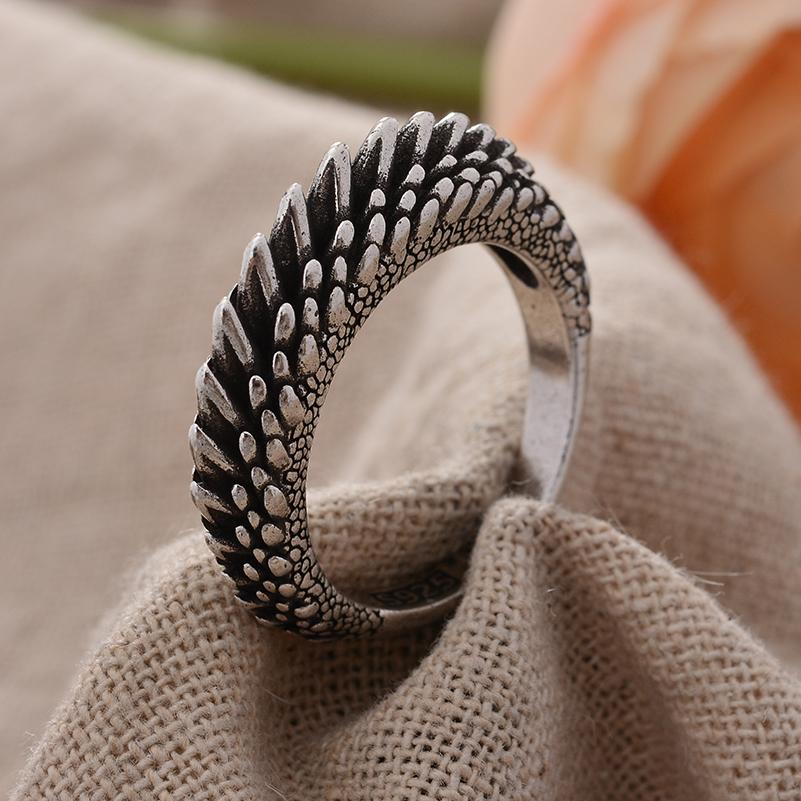 

Original Design Vintage Lizard Armor Thai Silver Men Hip Hop Ring Birthday Gifts Never Fade Cheap resizable