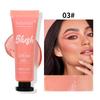 Makeup Multi-color Fine Glitter Highlight Rouge Blush Liquid Natural Expansion Color Matte Grooming Blush Cream