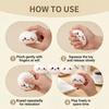 Cartoon Expression Steamed Bun Toy Stress Relief Dumpling Squeeze Sensory Toy Stress Ball Simulated Dough Ball Fidget Toy